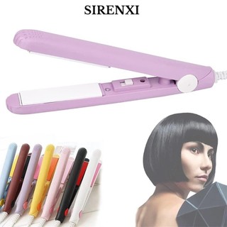 SIRENXI Duỗi / Uốn Tóc Mini Bằng Sứ Bền Bỉ Cho Nam Và Nữ