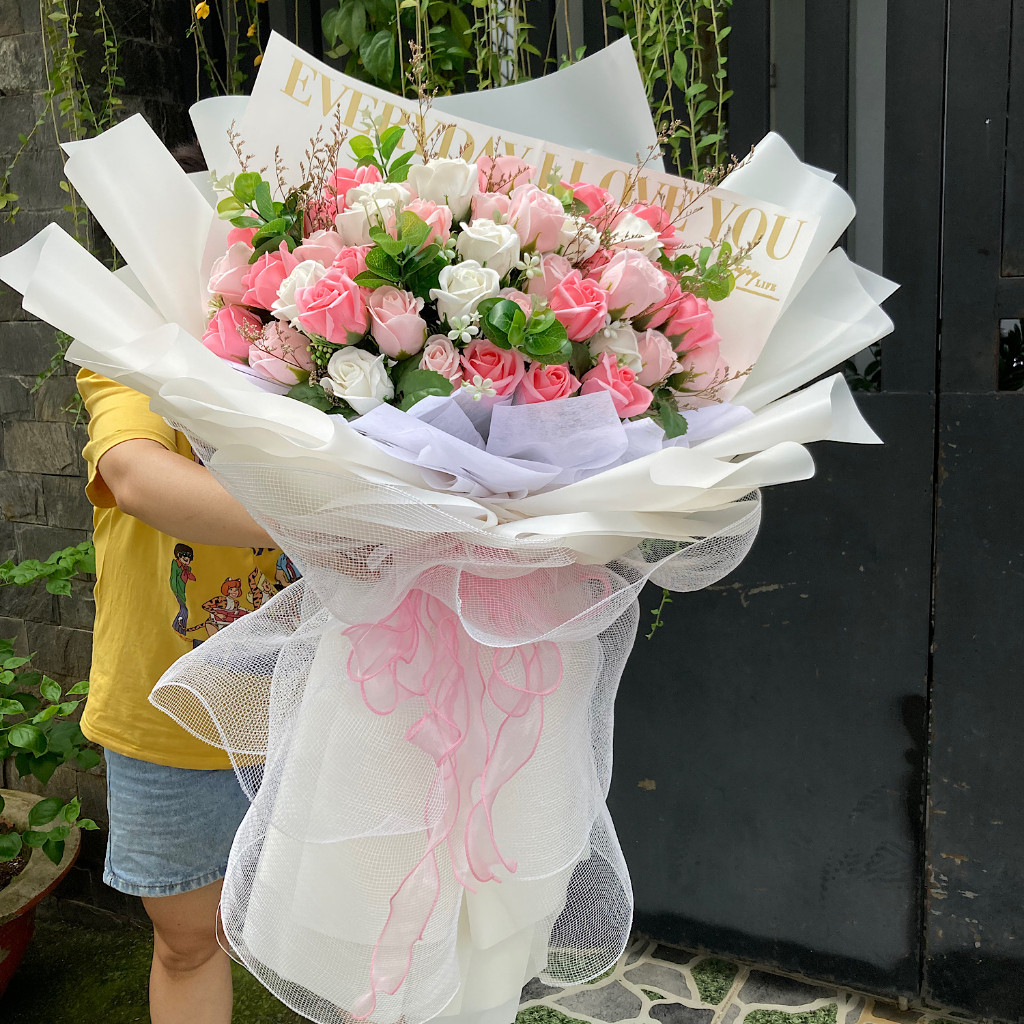 (Nhiều Mẫu) Các Bó Hoa SápTo Lớn Hoành Tráng Tặng Sinh Nhật, Tình Yêu, Sự Kiện, Bouquet Of Flowers (
