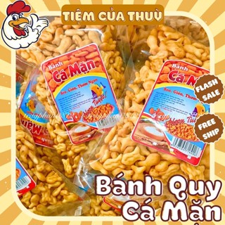Bánh Quy Cá Mặn Túi 250G, Bánh Quy Cá Bơ Sữa Sài Gòn Thơm Ngon, Tiệm Ăn Vặt Thuỳ Bùi