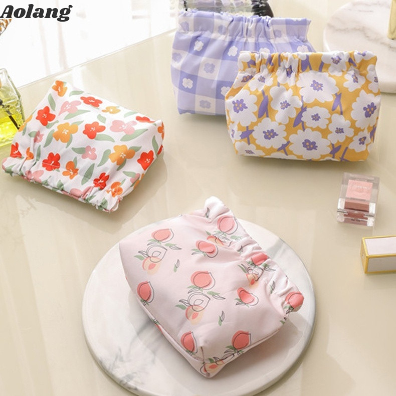 Túi đựng đồ trang điểm Aolang chống thấm nước cầm tay chìa khóa son môi mini in hình viên đạn