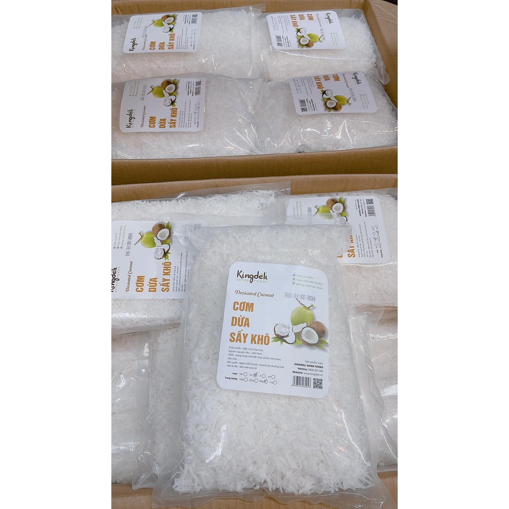 (Dừa Sấy Sợi) Cơm Dừa Sợi Sấy Khô, Cơm dừa sấy sợi (King Deli, Trần Chi)