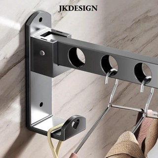 Móc treo quần áo treo tường JKDESIGN, Móc treo đồ gấp tủ quần áo, Móc treo tường bằng thép không gỉ bền có thể thu vào tại nhà