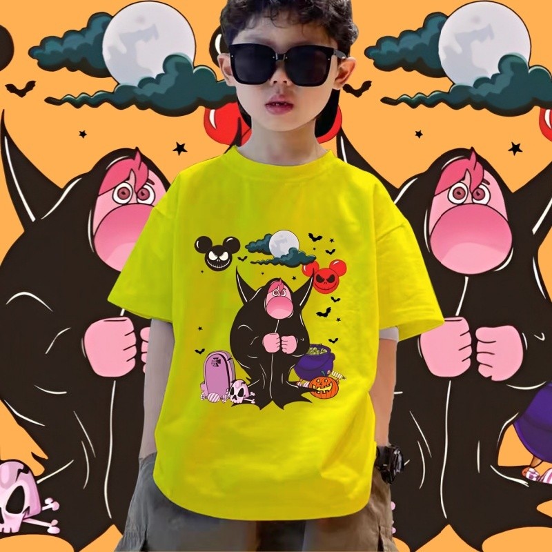 Áo thun trẻ em INSIDE OUT 2 & Halloween Cotton mềm có 8 màu. Quần Áo 100-150 Cm WS018