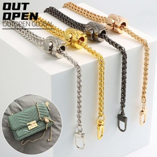 Dây Xích Túi Kim Loại, Dây Đeo Vai Thay Thế Có Thể Điều Chỉnh, Dây Xích Ví Bạc Vàng