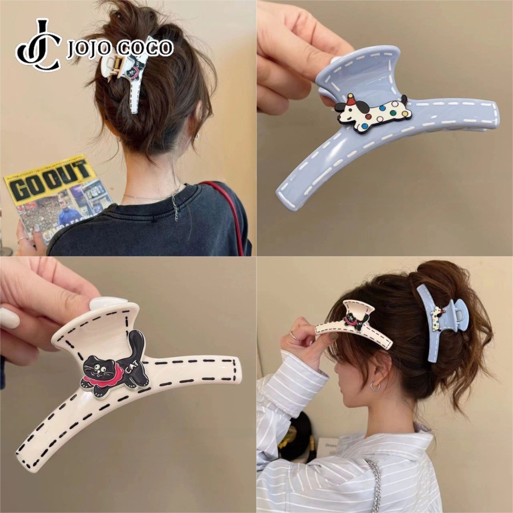 Kẹp Tóc Cá Mập Retro JOJO COCO - Phù Hợp Cho Nhiều Kiểu Tóc