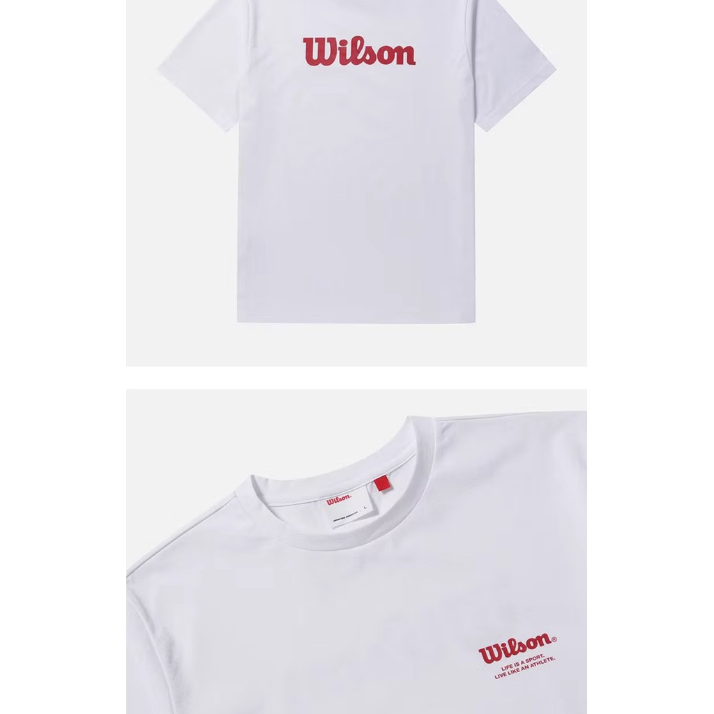[Readystock] Áo thun Cotton thể thao ngắn tay Wilson Wilson 69W243001KTS78