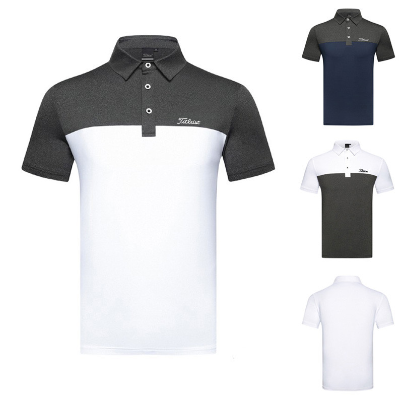 【Titleist】quän áo golf nam t shirt áo polo golf nam áo thun man áo golf wear men tay áo ngắn