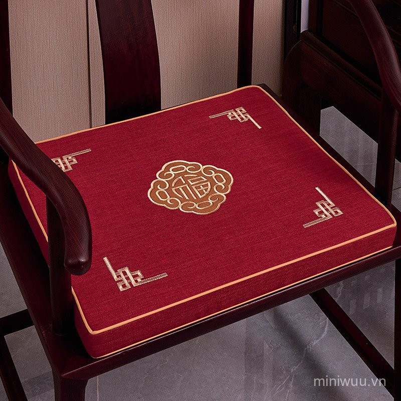 Seat Cushion Chair Pad Chinese Style Chair Dining Chair Cushion Sponge Ring Chair Seat Cushion Non-S