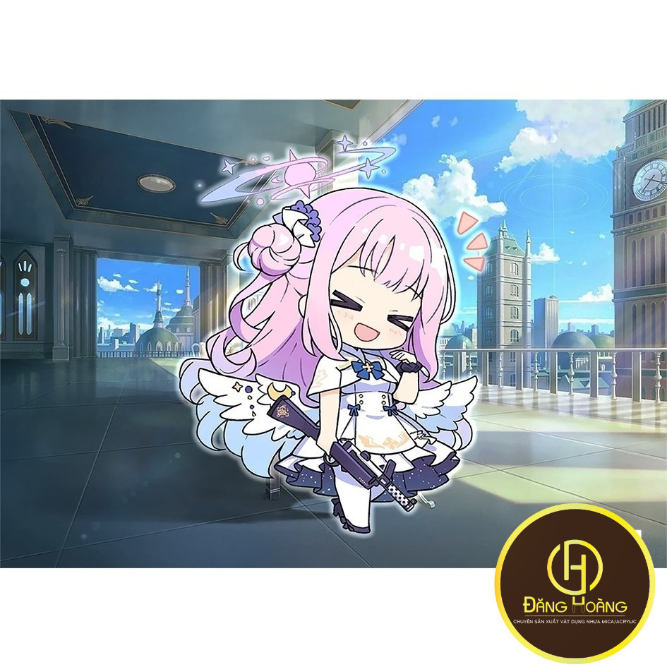 Móc Khóa Keyring 6cm Lưu Trữ Xanh (Blue Archive - Mika, Arisu, Shiroko, Kuroko/Shiroko Terror, Tea P