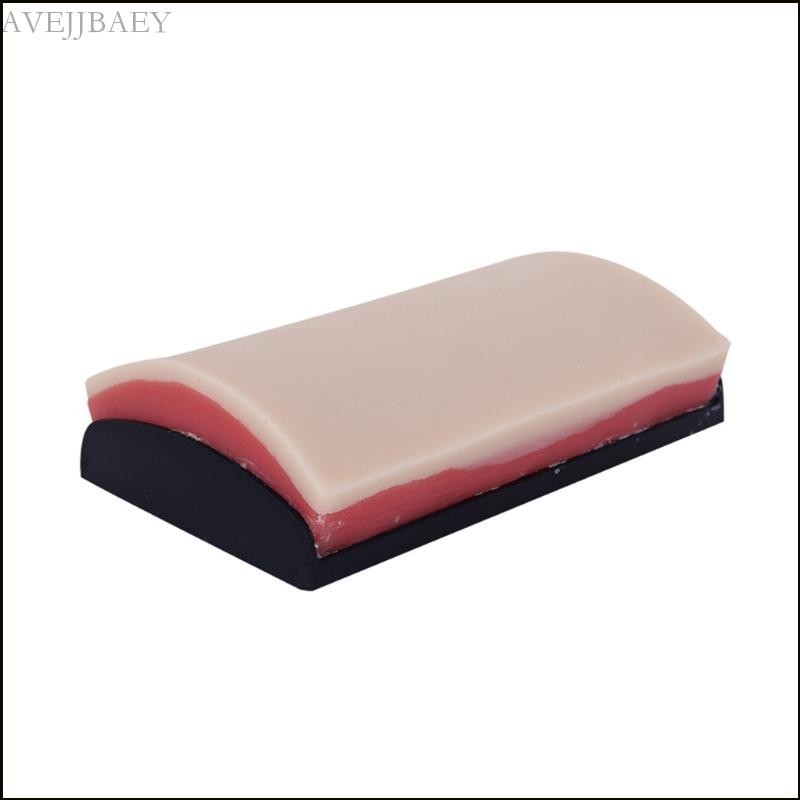 3 Skin Layers Suture Practice Pad Silicone Suture Model 4.13x7.08In for Training