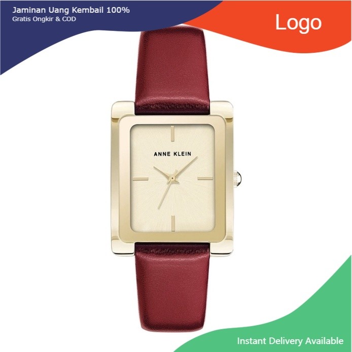 Đồng hồ nữ ANNE KLEIN model AK/2706CHRD dây da