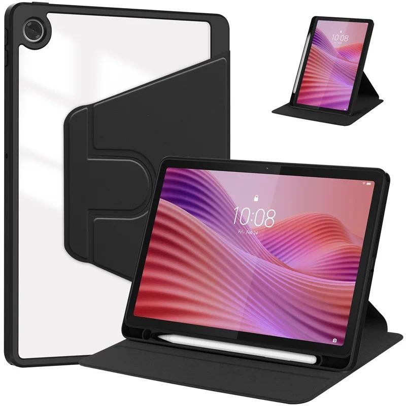 Dành Cho Lenovo Tab 10.1 inch 2025 Ốp Lưng K10 Gen2 TB-311FU Xoay 360 Với Bút Chì Giá Đỡ Dành Cho Le
