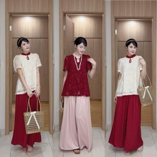  Có bigsize 92kg- Set áo lông vũ PHỐI CỔ NÚT cách tân kèm quần lụa mềm mịn pháp phục cao cấp  tặng vòng tay gỗ hoặc đá  