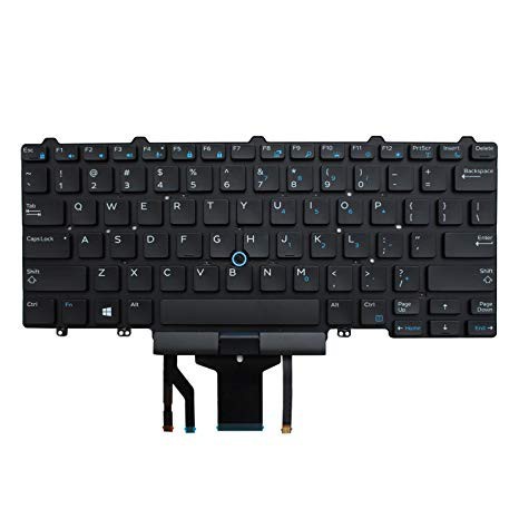 Bàn phím laptop Dell Latitude E5450 E7450 E5470 E7470 E7480 E5450 E7450 (có đèn+ có chuột) bh 12 thá