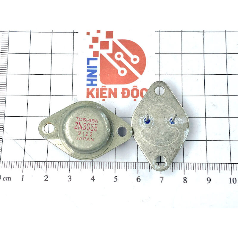 [1 chiếc] 2N3055 Transistor NPN 15A 100V TO-3 chính hãng tô-shi ba tháo máy