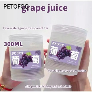 PETOFQQ 300ML Mô Phỏng Nước ép Gel Bong Bóng, Đồ Chơi Giảm Căng Thẳng Nước Giả Trong Suốt Chống Dính, Độ Bền Cao Giá Trị Thẩm Mỹ Đồ Chơi Slime Không Độc Hại Tuổi Đa Năng