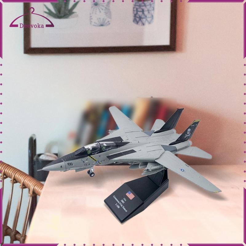 Mô hình máy bay tỷ lệ 1: 100 F14 F14 trong mô hình áp suất đúc áp suất kèm quà tặng sinh nhật Đồ chơ