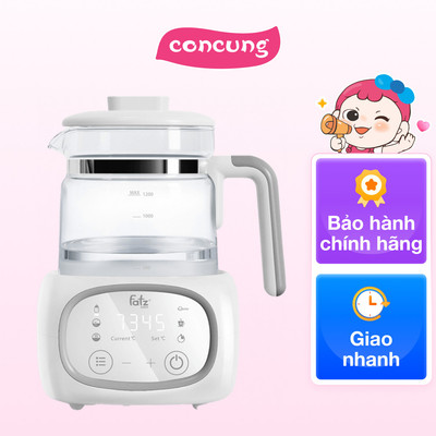 MÁY ĐUN NƯỚC VÀ HÂM NƯỚC PHA SỮA ĐIỆN TỬ QUICK 9 FATZBABY FB3526TN