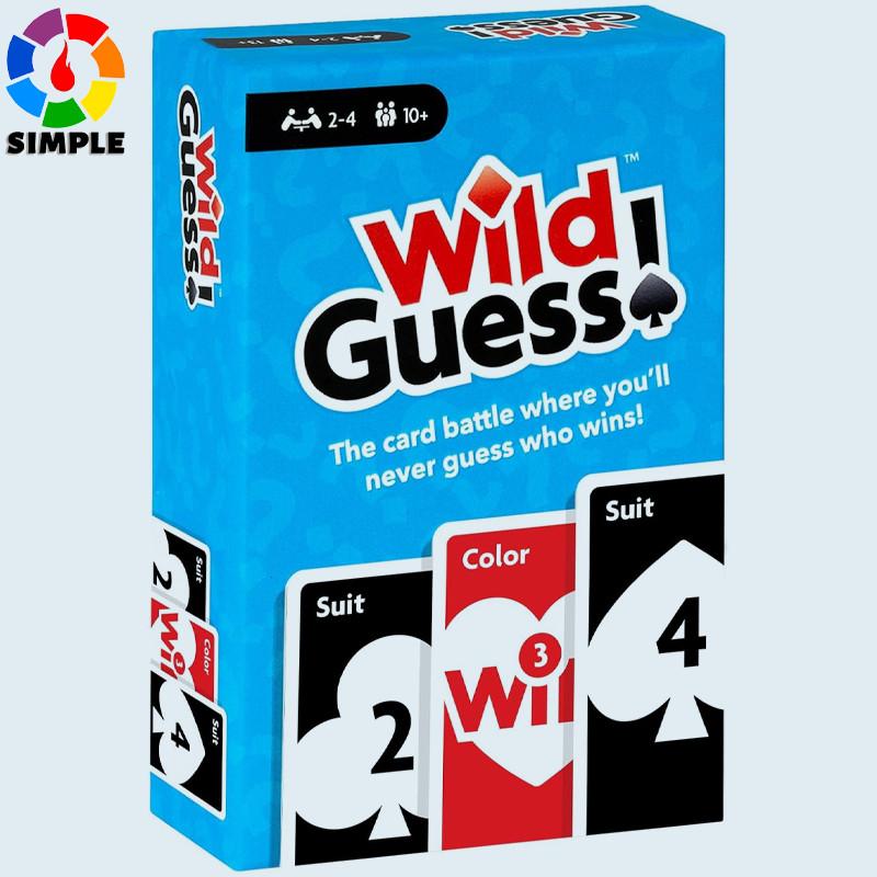 Wild Guess – The Fast-Paced, Unpredictable, Insanely Competitive Card Game for 2 to 4 Players – Grea