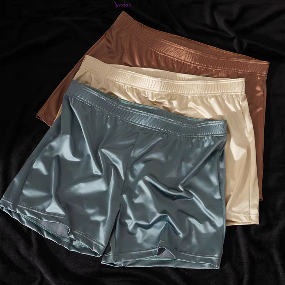 Quần lót nam cạp vừa lụa lạnh, sịp boxer liền mạch co giãn thoáng khí LYNDON 3 cái