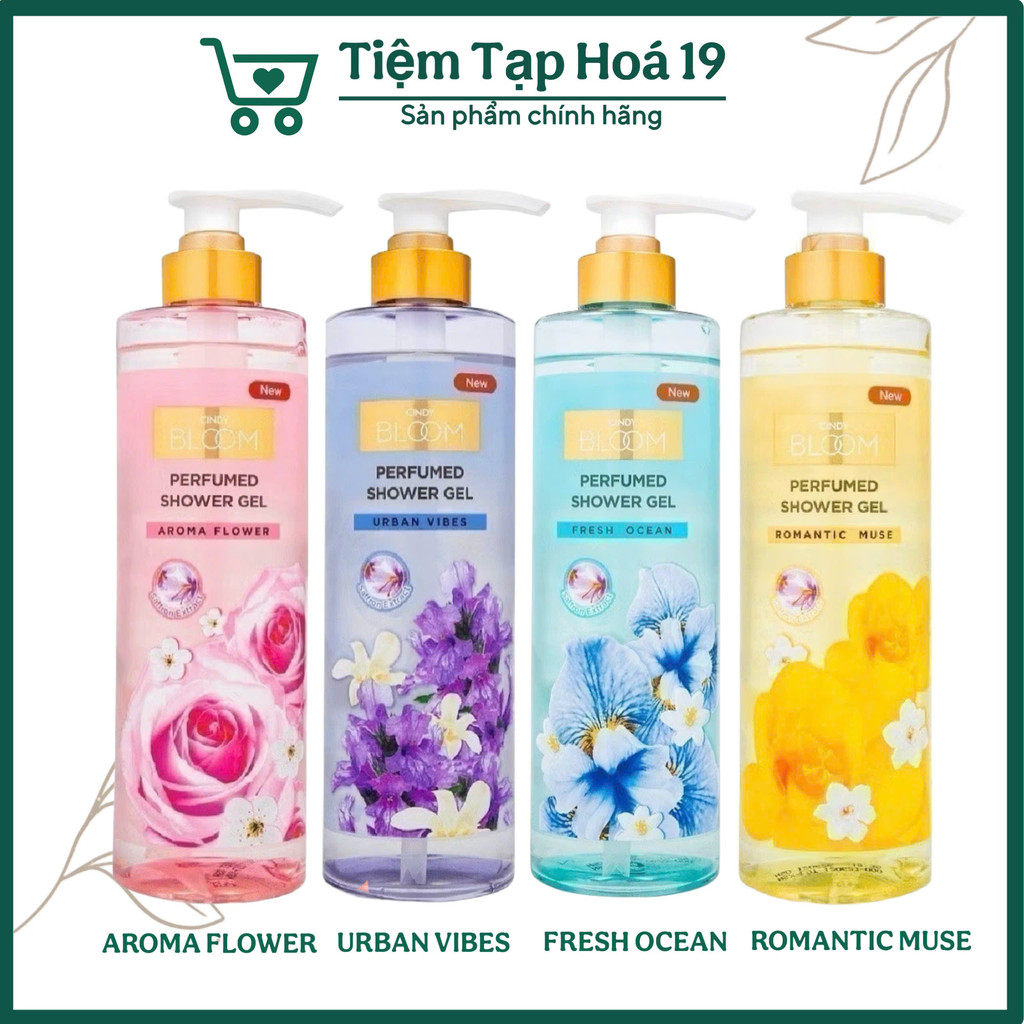 Sữa tắm nước hoa Cindy Bloom 640g