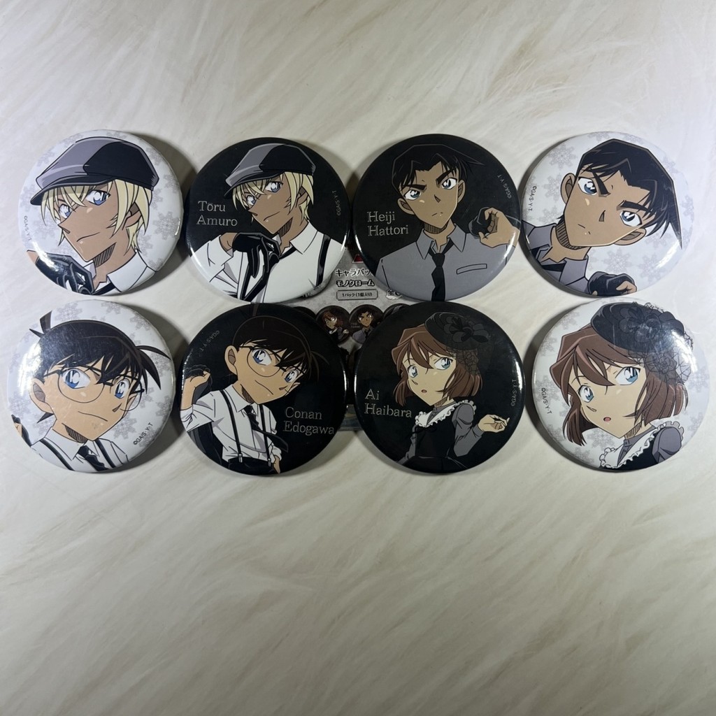 【Fast shipping】huy hiệu conan thám tử Anime Detective figure Merch Mori Ran amuro tooru Cute standee