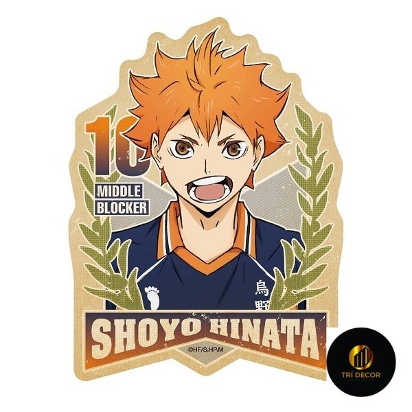Mô hình Standee vua bóng chuyền Haikyuu Hinata Iwaizumi kita miya akaashi bokuto Phụ kiện trang trí 