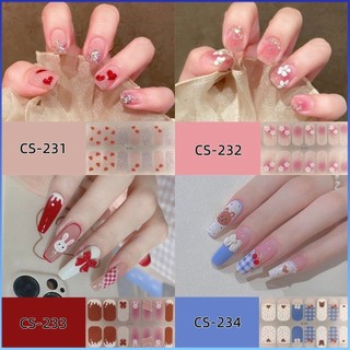 ⚡⚡COD 14 Loại Móng Nghệ Thuật Không Nướng Gel Miếng Dán Móng Tay Chống Thấm Nước Lâu Dài Miếng Dán Móng Tay 3D Phim Nhảy Màu Chuyển Đổi Màu Sắc Hoạt Hình Dễ Thương Có Thể Tháo Rời Phim Sơn Móng Tay Nhãn Dán Đầy Đủ