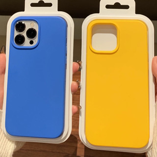 Ốp Silicon Lỏng Màu Vàng Hoa Hướng Dương Cho iPhone 15 Pro Max 15 Pro 15 14 13 12 11 Pro Max XR IX Ốp Lưng Bọc Hoàn Toàn Chống Sốc Phía Sau Bìa Mềm