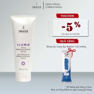 Sữa rửa mặt tẩy tế bào chết, làm sáng da Image Skincare Iluma Intense Brightening Exfoliating Cleanser 113g