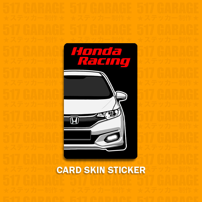HONDA JAZZ GK5 FL - Sticker Card, skin ATM | Miếng Dán Thẻ ATM, Thẻ Chung Cư Trang Trí - Chống Nước