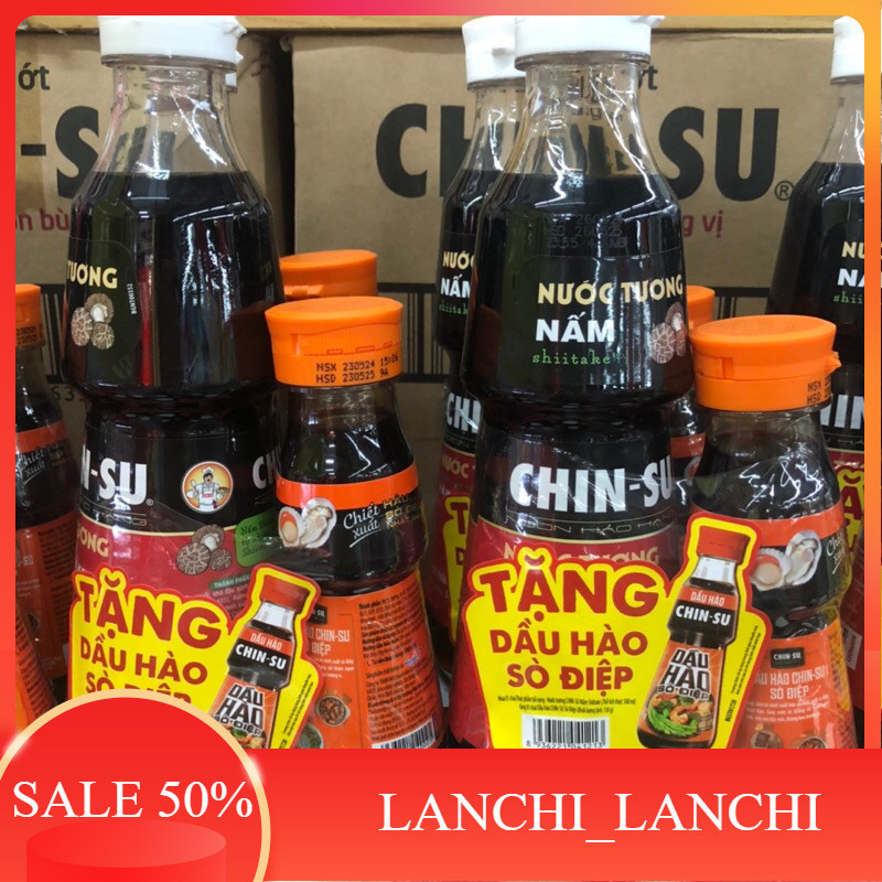 ThaHaPhuKien Nước tương nấm Chinsu 500ml