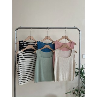 Áo tanktop cổ vuông hàn A-1122
