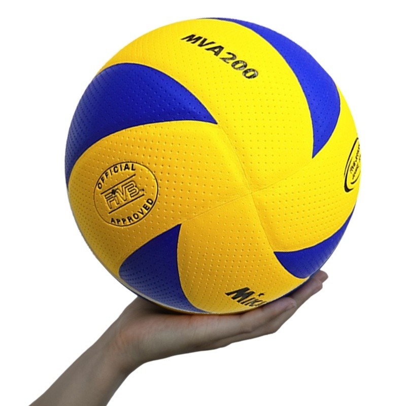 Banh bóng chuyền da MIKASA V200W - Loại da mềm - Quả bóng chuyền chuyên dụng size 5