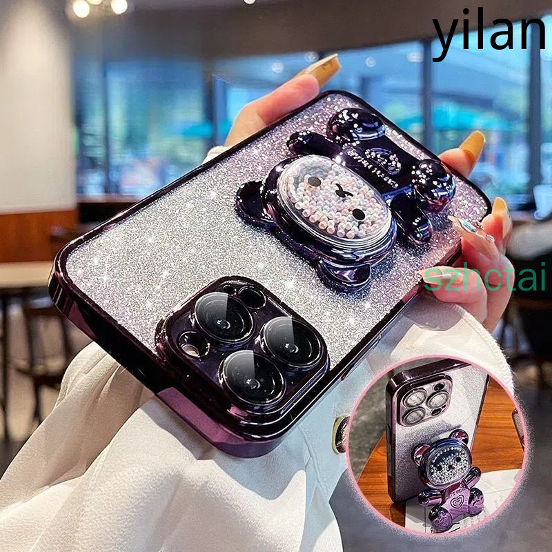 Ốp Điện Thoại Realme Note 50 12 C65 C67 C35 C53 C55 11 5 5i 5S 6i 8 5G 9 Plus Pro+ C11 2020 Ốp lưng 360° Vỏ Giá Đỡ Xoay Vỏ Điện Thoại Giảm Căng Thẳng Nhiều Màu Sắc Hạt Gấu Gấp Đứng Vỏ TPU Mềm