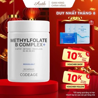 Viên uống bổ não CodeAge Vitamins Codeage Methyl-Elite + 120 viên