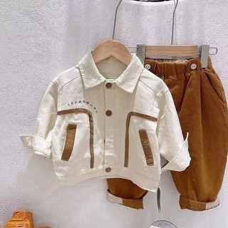 [Giảm giá có hạn] Bộ đồ nhẹ họa tiết hoạt hình bé trai | Mùa hè thoáng khí | Thoải mái thường ngày