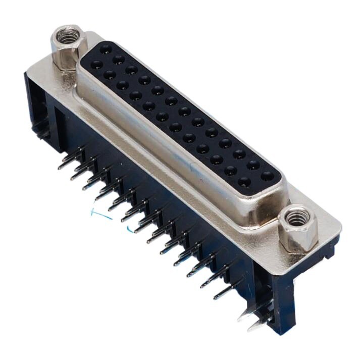 D DB25 Nữ Cong Chân Hàn Loại DB25 DR25 Cong Chân Nữ Đầu DB25 Đầu Nam DB25 Nữ Đầu Cong Chân Ngang Loạ