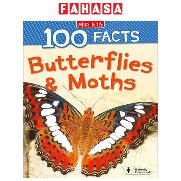 Sách ngoại văn: 100 Facts Butterflies And Moths
