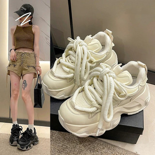 Daxingzhe Mùa Xuân Bán Chạy Phong Cách Mới Giày Nữ Nữ Niche Thiết Kế Giày Trắng Thể Thao Giày Thể Thao Thường Ngày Hợp Thời Trang