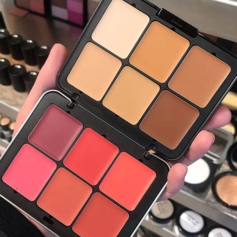 Bảng má hồng - khối highlight che khuyết điểm kem 12 ô Carla Secret Ultra siêu hot