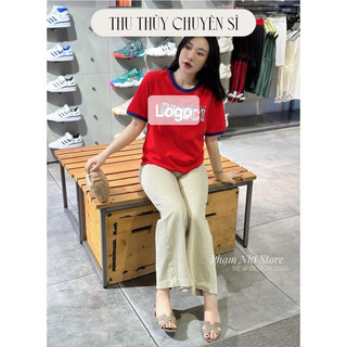 Áo phông than viền tím chữ g…g