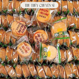 1 kg bánh quy đồng tiền đóng thùng