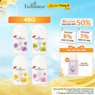 Sáp khử mùi trắng da Enchanteur Charming/ Romantic/ Delightful 40g
