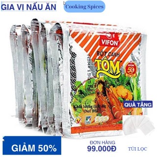 10 gói Bột canh Tôm Vifon 10g/1 gói
