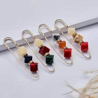 Kẹp thắt lưng chống trượt để cố định quần áo hiện vật trâm cài phụ kiện vuông dành cho nữ