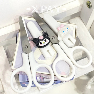 Kawaii Kuromi Cinnamoroll Pochacco Sanrio Anime Kéo Thép Không Gỉ Văn Phòng Hộ Gia Đình Sinh Viên Văn Phòng Phẩm Đồ Dùng Trẻ Em Quà Tặng