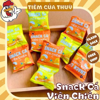 Gói Snack Cá Viên Chiên Mini Ba Anh Em Food, Bim Bim Cá Viên Chiên Hadilao, Tiệm ăn vặt Thuỳ Bùi