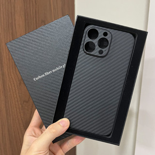 Ốp điện thoại Real Aramid Carbon Fiber i cho iphone 11 12 13 14 15 16 Pro Max Plus Mini ProMax i12 i13 i14 i15 i16 256 / 512