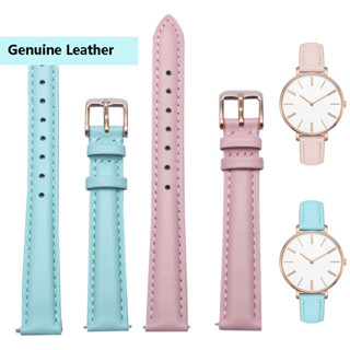 12 / 14 / 16 / 18 / 20 / 22mm Dây đeo đồng hồ nam nữ bằng da thật Vòng đeo tay cho hóa thạch cho dây đeo đồng hồ da bắp chân DW